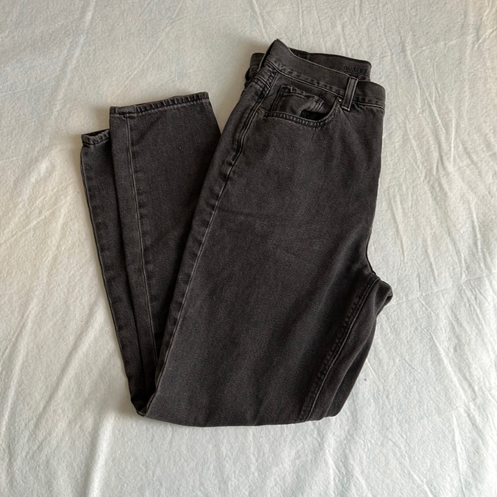 Black AE mom jeans